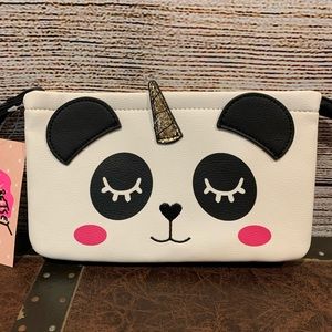 Betsey Johnson Panda  Wristlet Wallet NWT